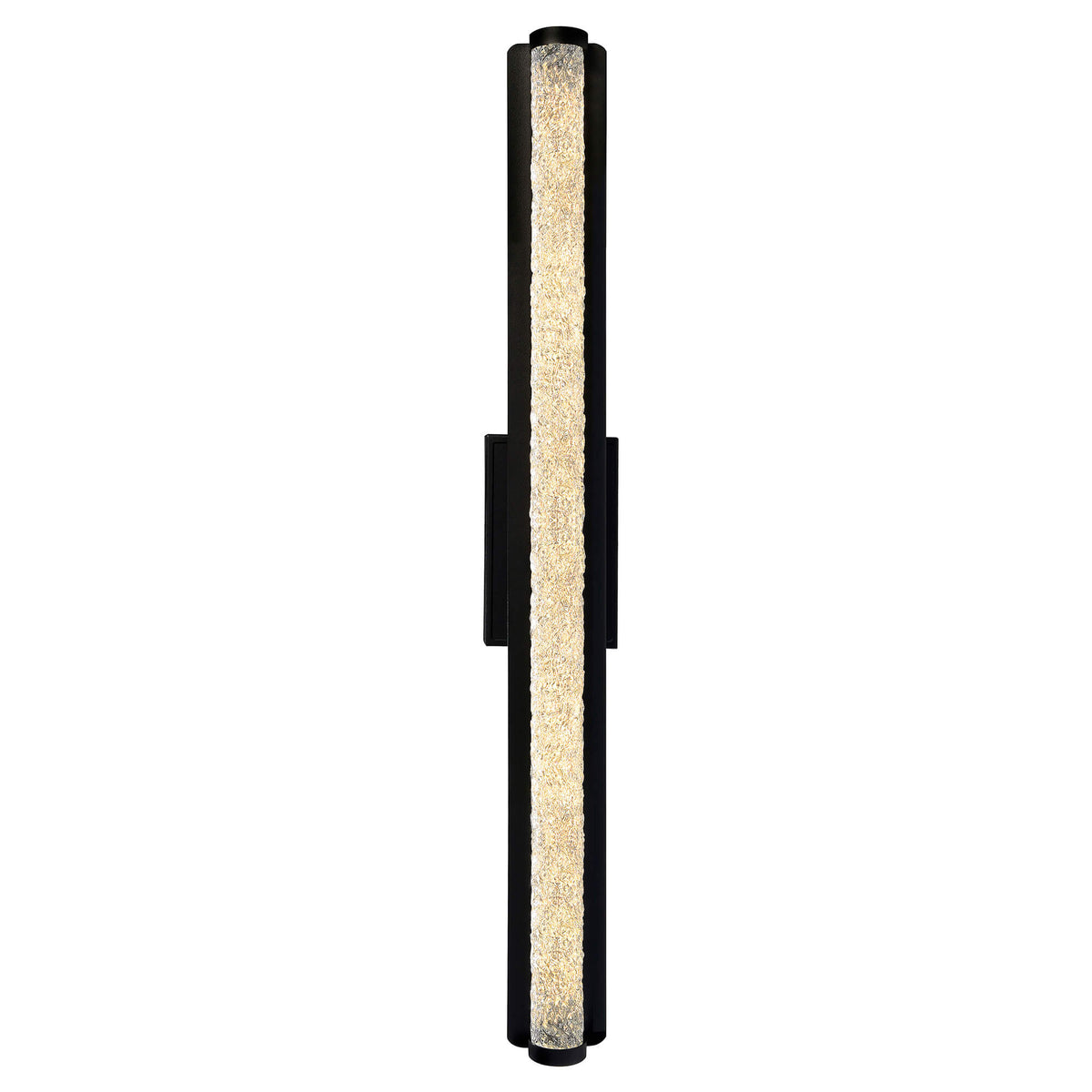 CWI LIGHTING FIJI INTEGRATED LED BLACK OUTDOOR WALL LIGHT 1702W24-101