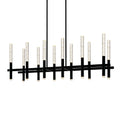 CWI LIGHTING DRAGONSWATCH INTEGRATED LED BLACK CHANDELIER 1703P48-12-101-RC