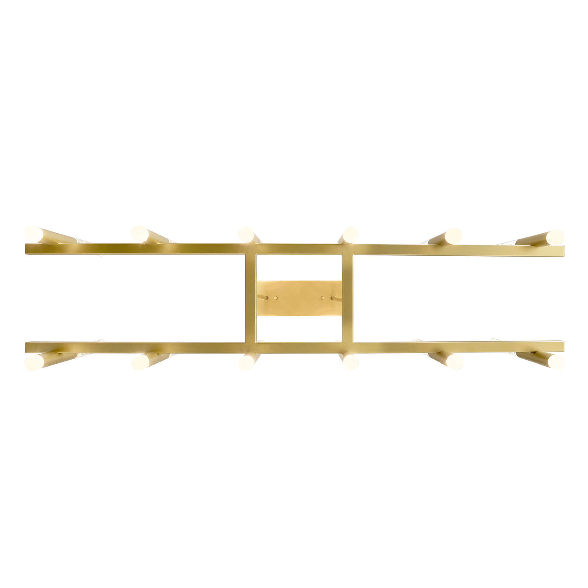 CWI LIGHTING DRAGONSWATCH INTEGRATED LED SATIN GOLD CHANDELIER 1703P48-12-602-RC