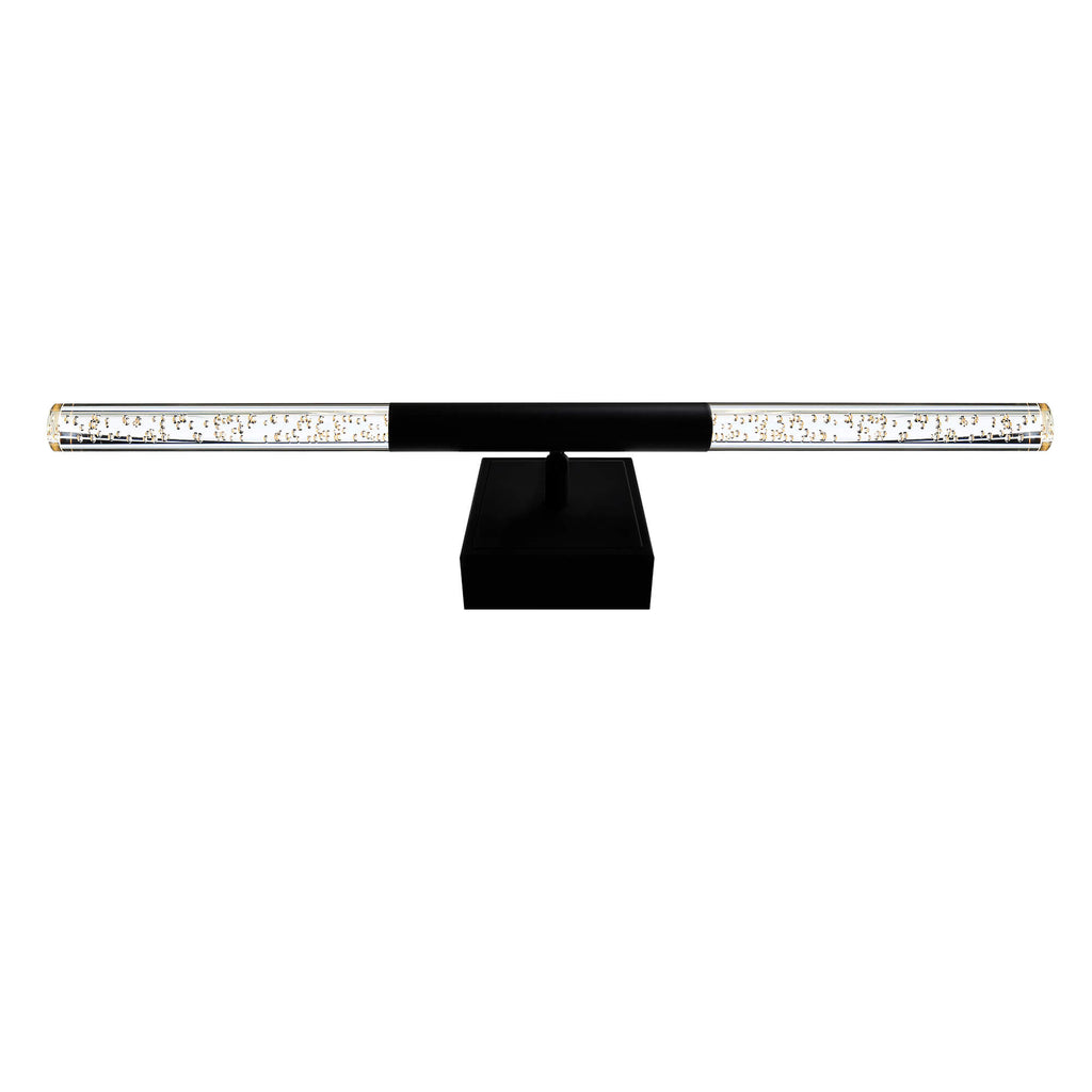 CWI LIGHTING DRAGONSWATCH INTEGRATED LED BLACK VANITY LIGHT 1703W26-101