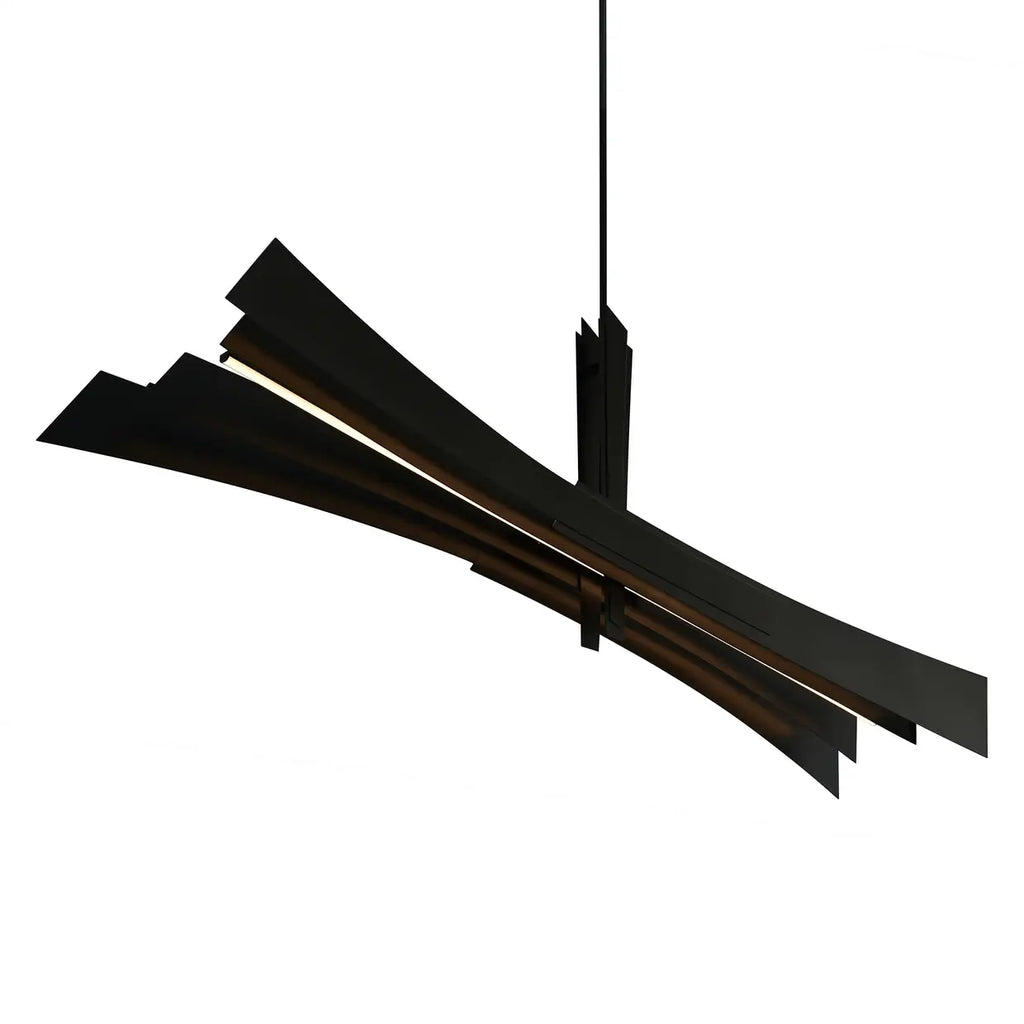 CWI LIGHTING SOLARA LED 72" BLACK CHANDELIER 1717P72-101