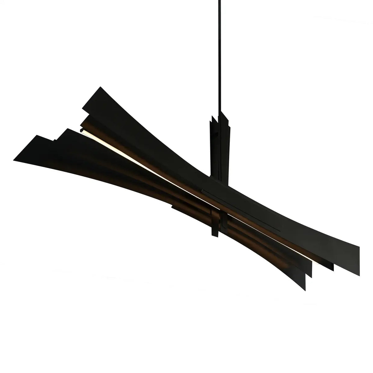 CWI LIGHTING SOLARA LED 72" BLACK CHANDELIER 1717P72-101