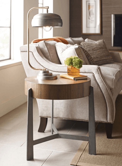 AMERICAN DREW AD MODERN SYNERGY FRAMING LAMP TABLE 700-920