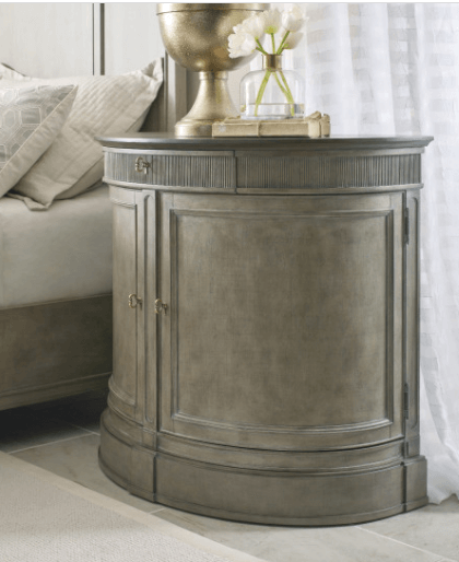 AMERICAN DREW  DEMILUNE BACHELOR CHEST  654-423