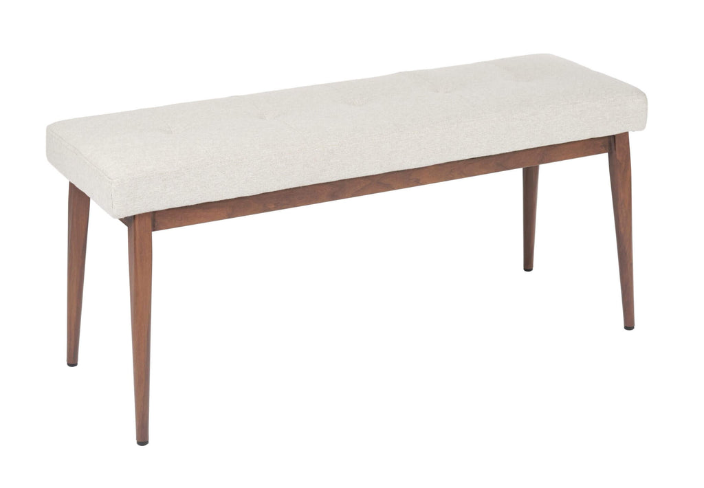 FURNISHINGS MATE CARRIE BENCH DOVE E55-DO-BW