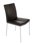 FURNISHINGS' MATE CECIL CHAIR BLACK SET OF TWO DC 060-BL