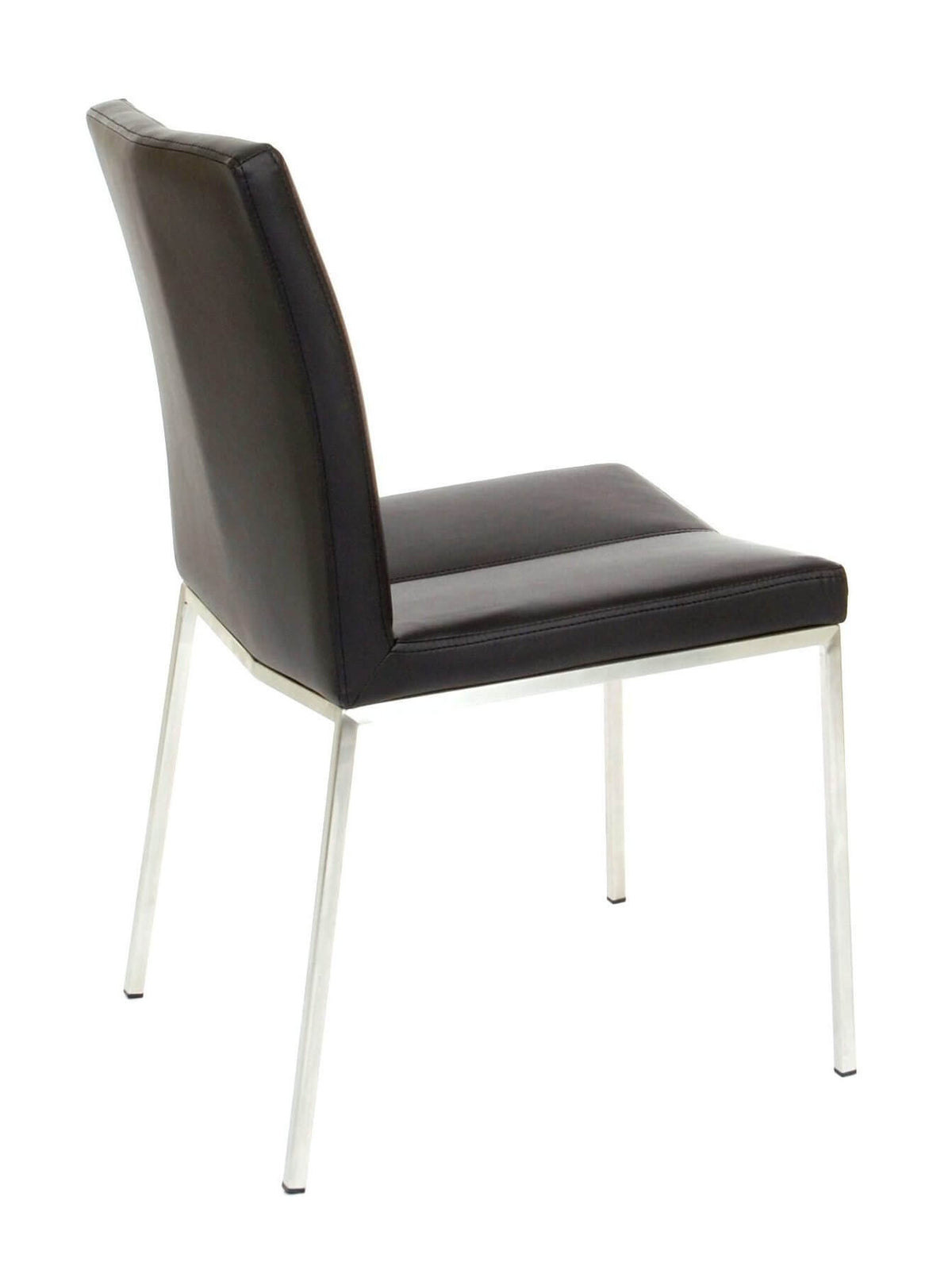 FURNISHINGS' MATE CECIL CHAIR BLACK SET OF TWO DC 060-BL