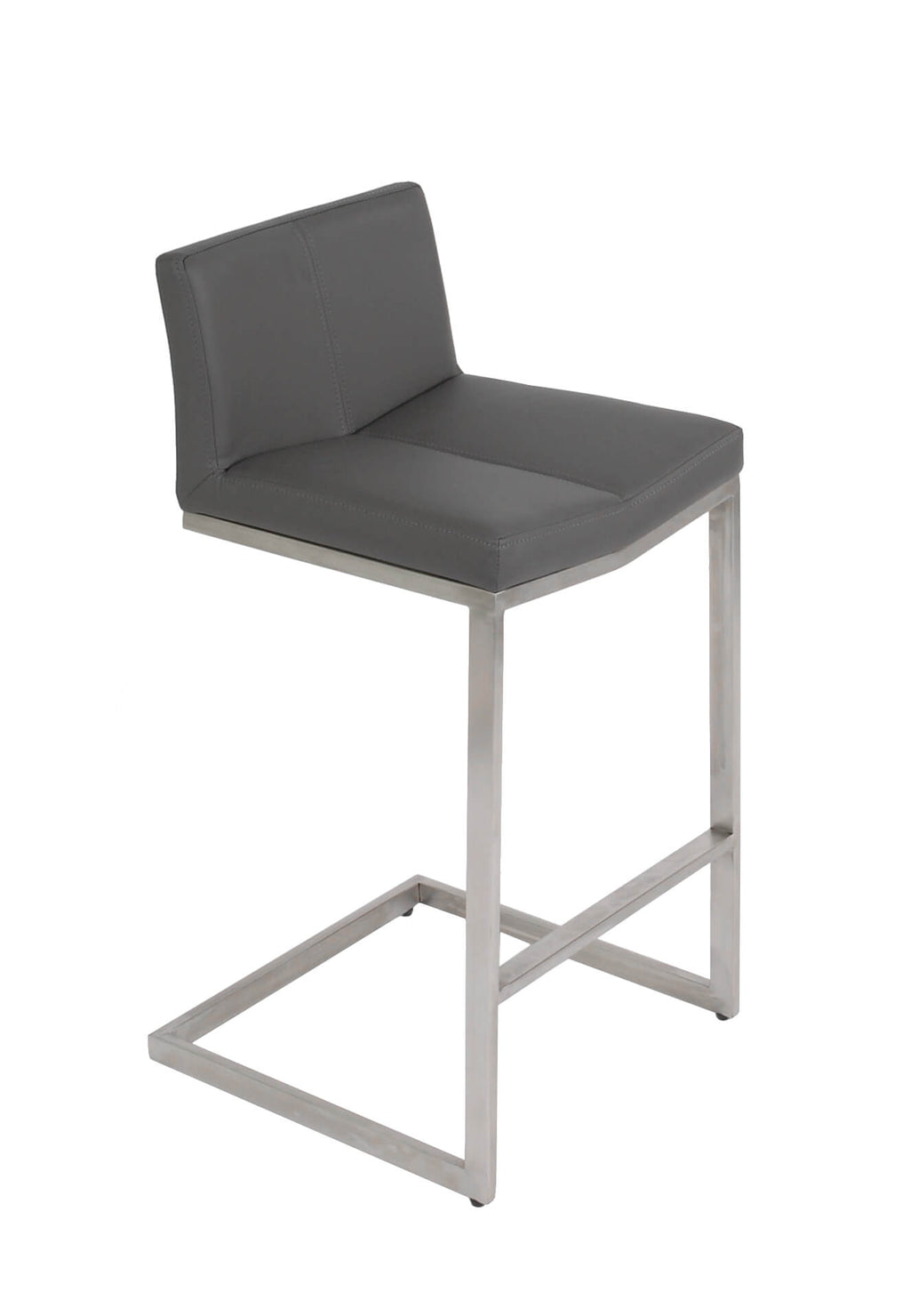 FURNISHINGS' MATE CEE BAR STOOL GREY SET OF TWO BS 019A-GR