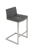 FURNISHINGS' MATE CEE BAR STOOL GREY SET OF TWO BS 019A-GR
