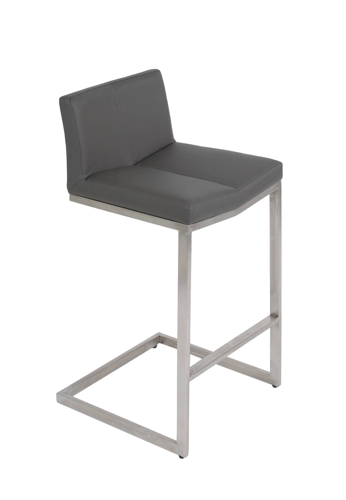 FURNISHINGS' MATE CEE BAR STOOL GREY SET OF TWO BS 019A-GR