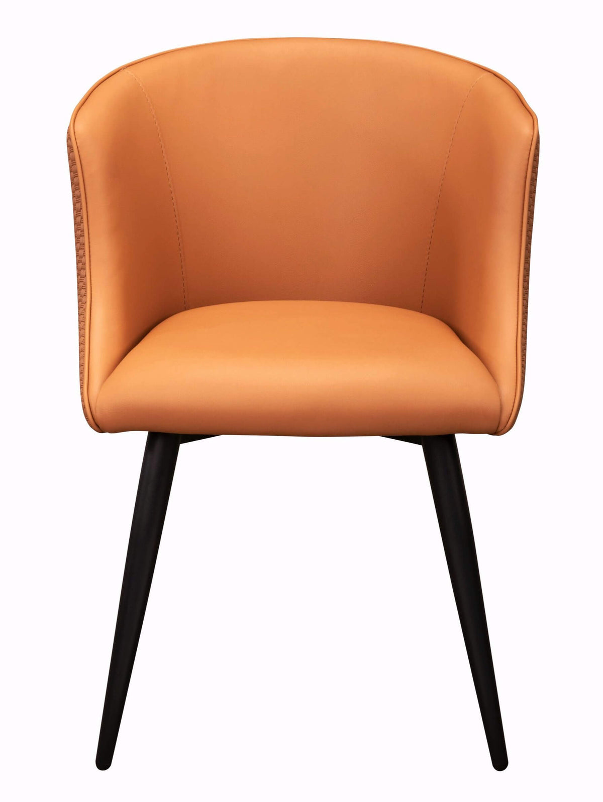 FURNISHINGS' MATE CELINE CHAIR APRICOT SET OF TWO DC 405-APR-MB