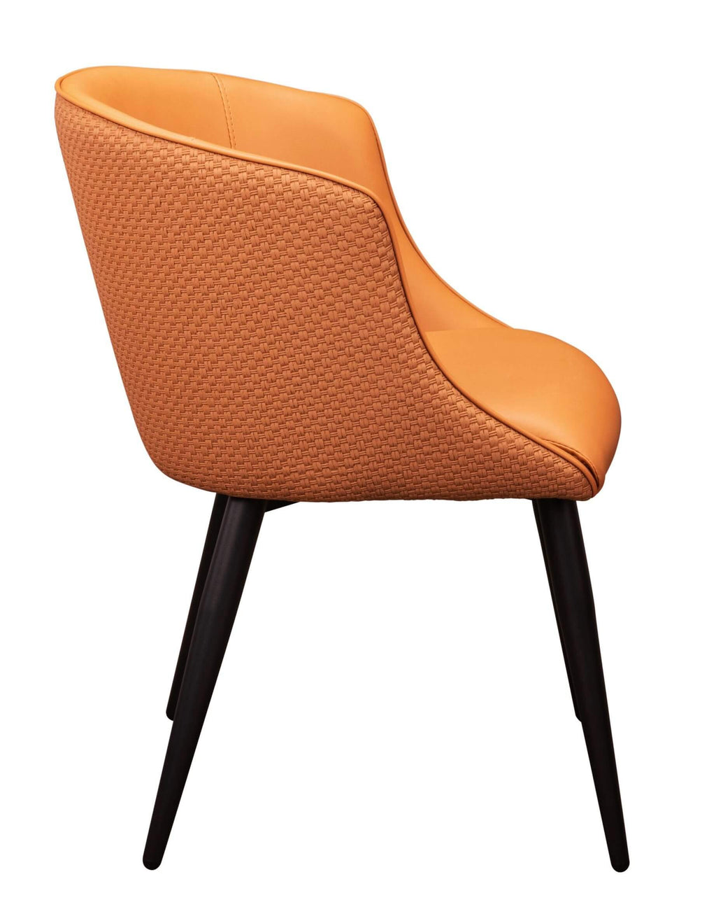 FURNISHINGS' MATE CELINE CHAIR APRICOT SET OF TWO DC 405-APR-MB