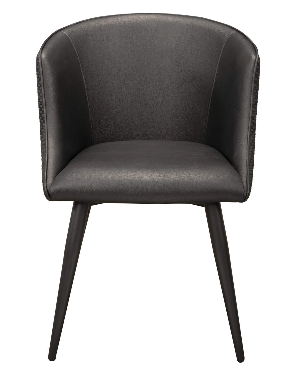FURNISHINGS' MATE CELINE CHAIR BLACK SET OF TWO DC 405-BL-MB