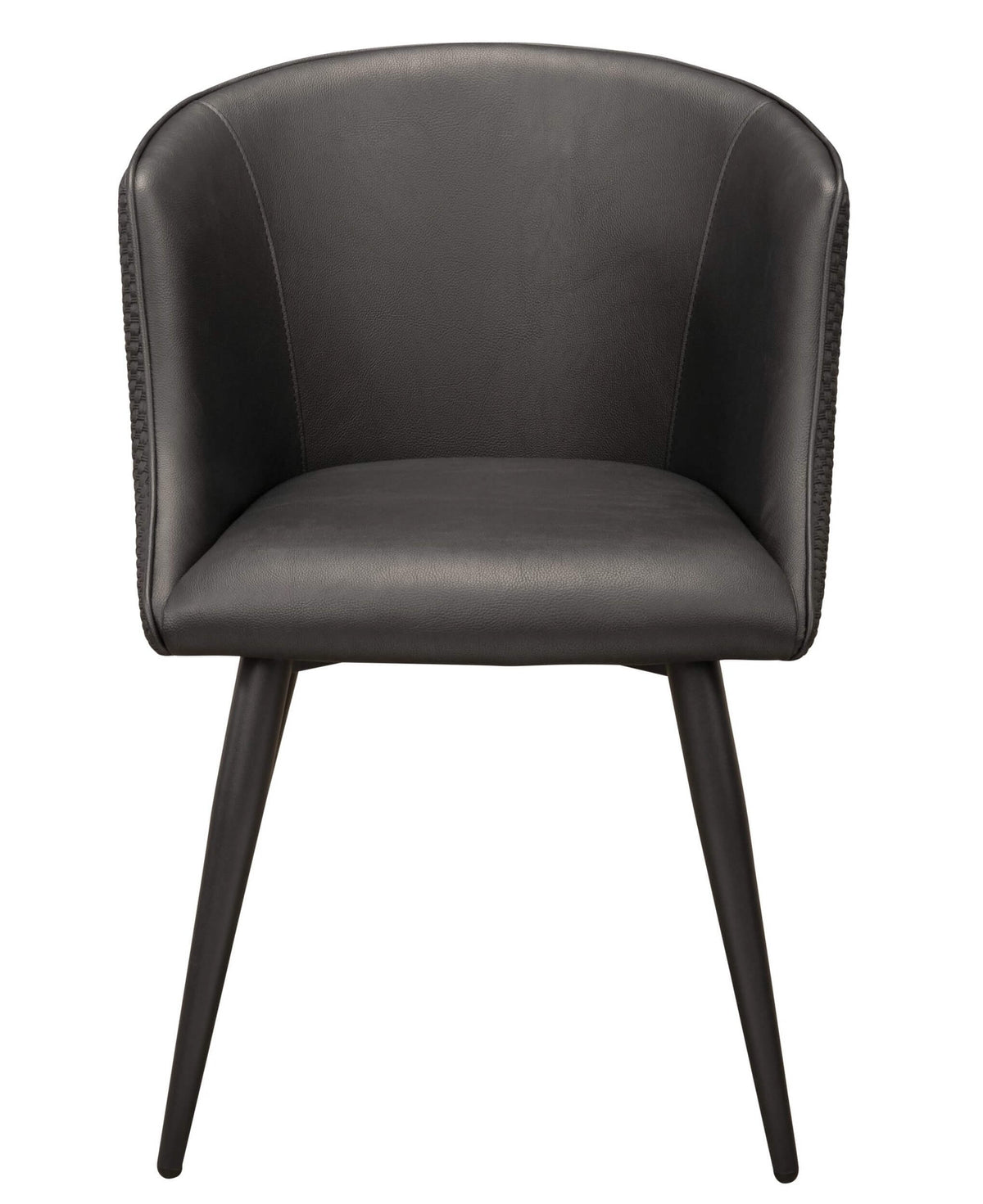 FURNISHINGS' MATE CELINE CHAIR BLACK SET OF TWO DC 405-BL-MB