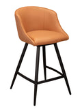 FURNISHINGS' MATE CELINE STOOL APRICOT SET OF TWO CS 6405-APR