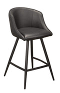 FURNISHINGS' MATE CELINE STOOL BLACK SET OF TWO CS 6405-BL