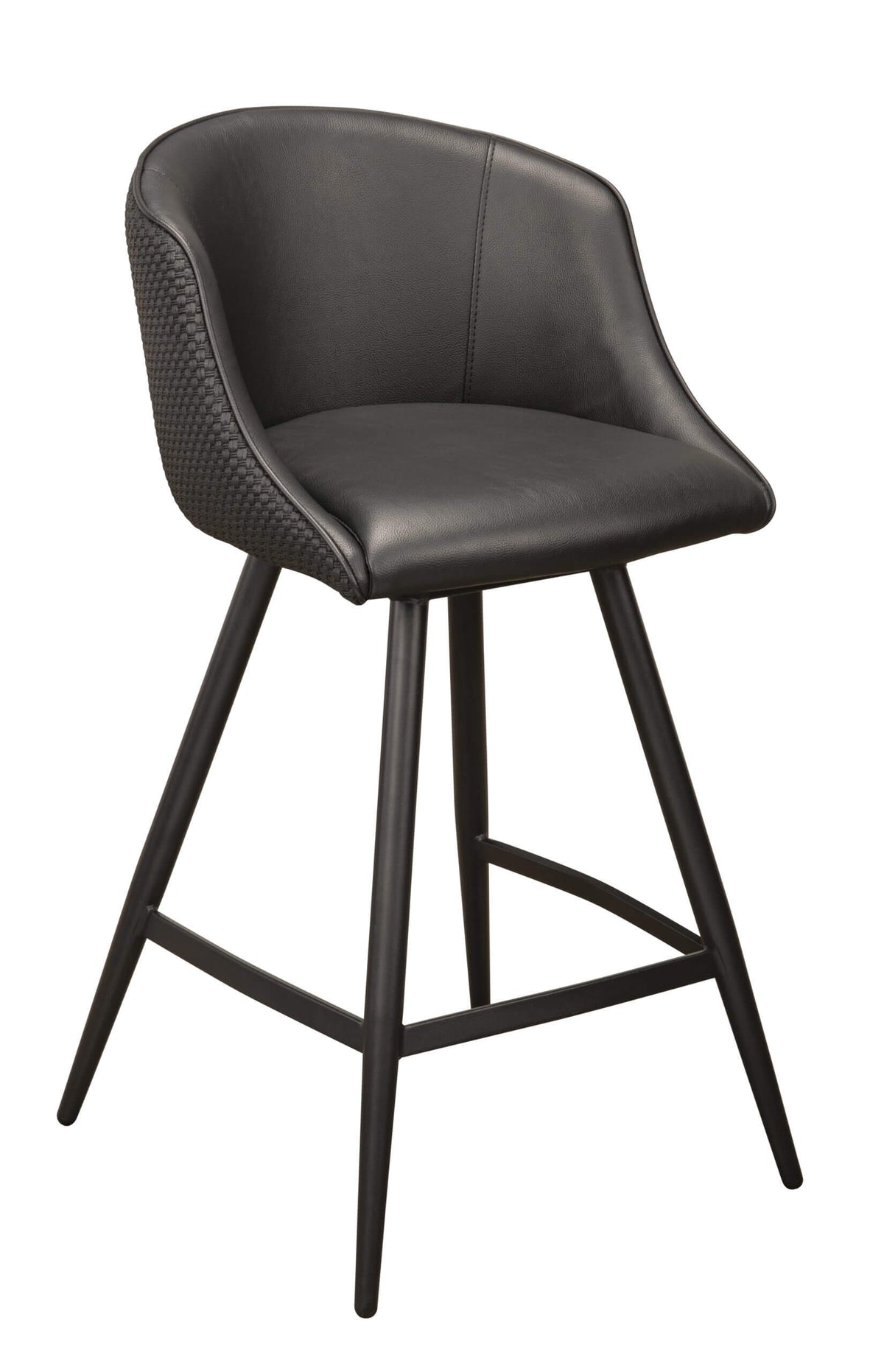 FURNISHINGS' MATE CELINE STOOL BLACK SET OF TWO CS 6405-BL