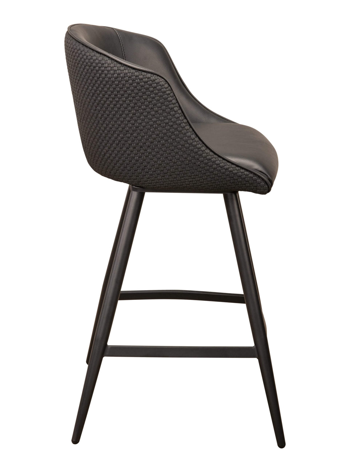 FURNISHINGS' MATE CELINE STOOL BLACK SET OF TWO CS 6405-BL