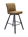 FURNISHINGS MATE CHARLIE COUNTER STOOL SET OF TWO BF 6360-TOF-MB