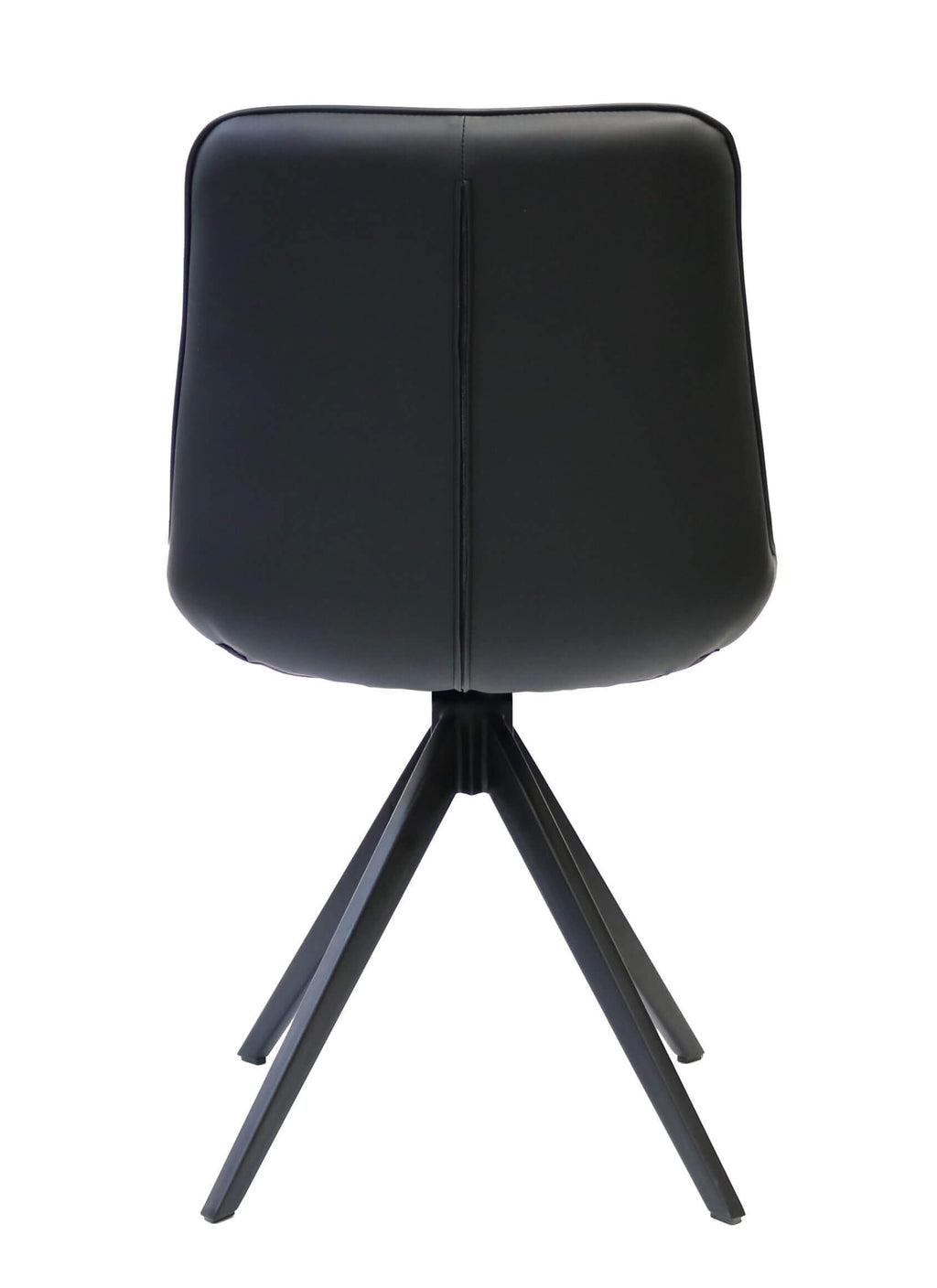 FURNISHINGS' MATE CICI SWIVEL CHAIR BLACK SET OF TWO DC 622-BL-SWV