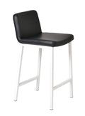 FURNISHINGS MATE COREY COUNTER STOOL BLACK SET OF TWO BS 213-BL-MW