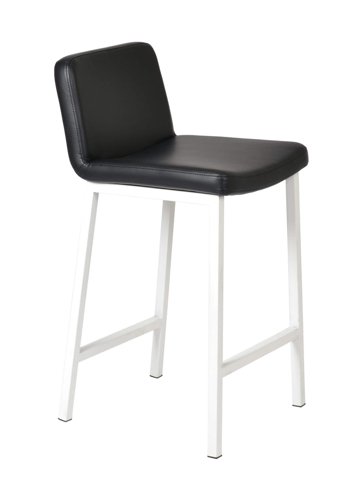 FURNISHINGS MATE COREY COUNTER STOOL BLACK SET OF TWO BS 213-BL-MW