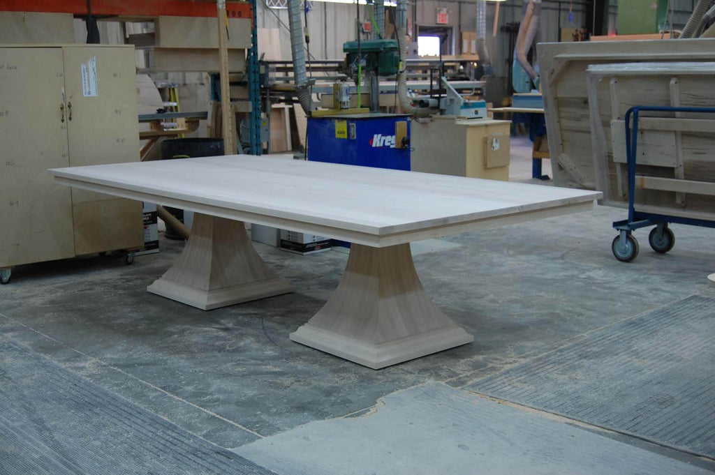 CARDINAL WOODCRAFT KEY WEST SINGLE PEDESTAL TABLE