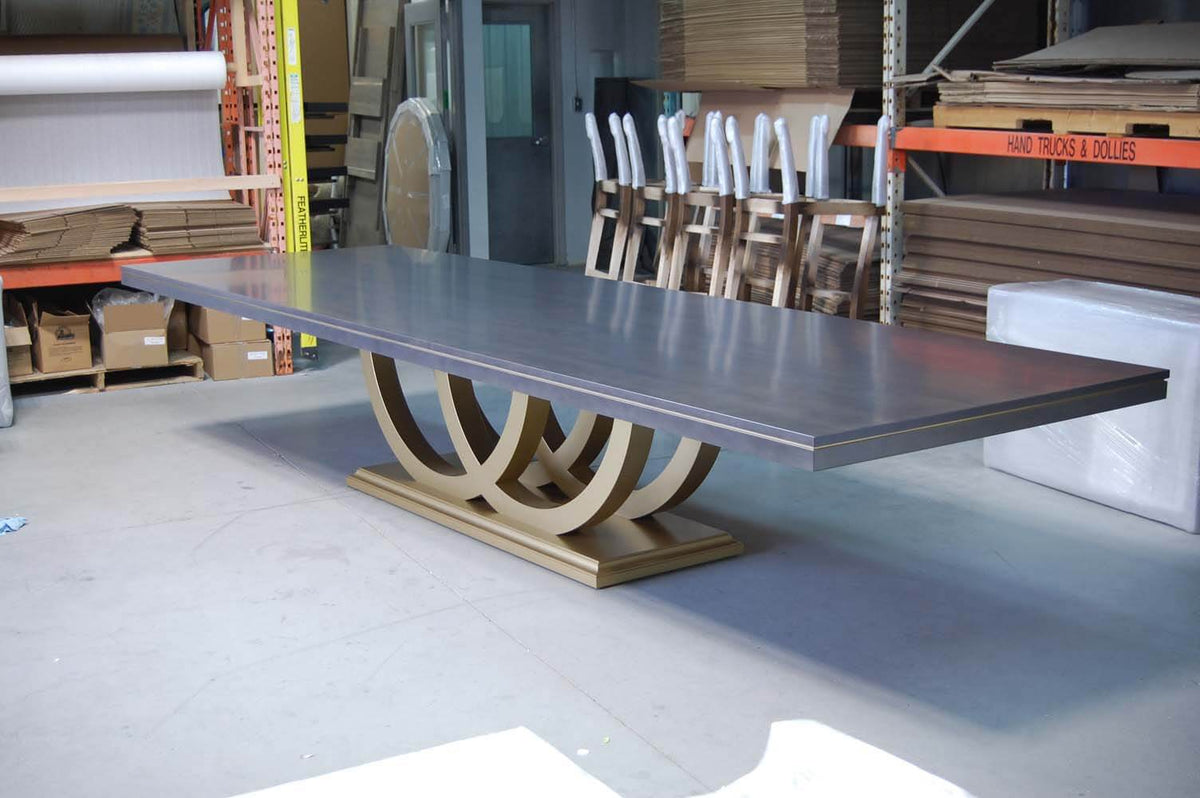 CARDINAL WOODCRAFT  METRO PEDESTAL TABLE