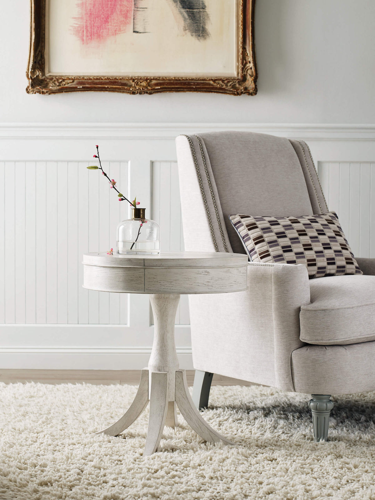 AMERICAN DREW HARMONY MARCELLA ROUND END TABLE 266-916