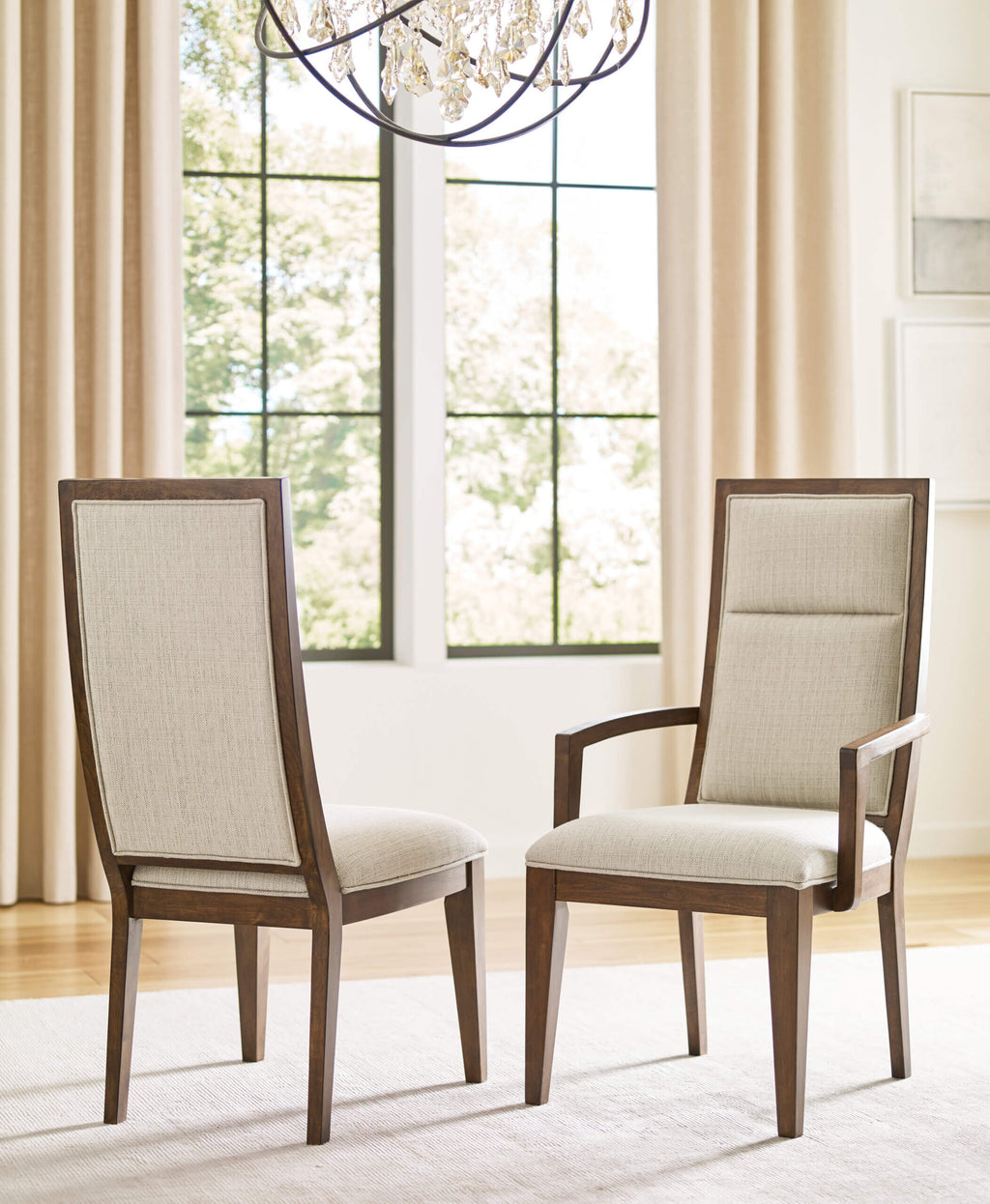 KINCAID ABODE DOYLE UPHOLSTERED ARM CHAIR SET OF TWO 269-637