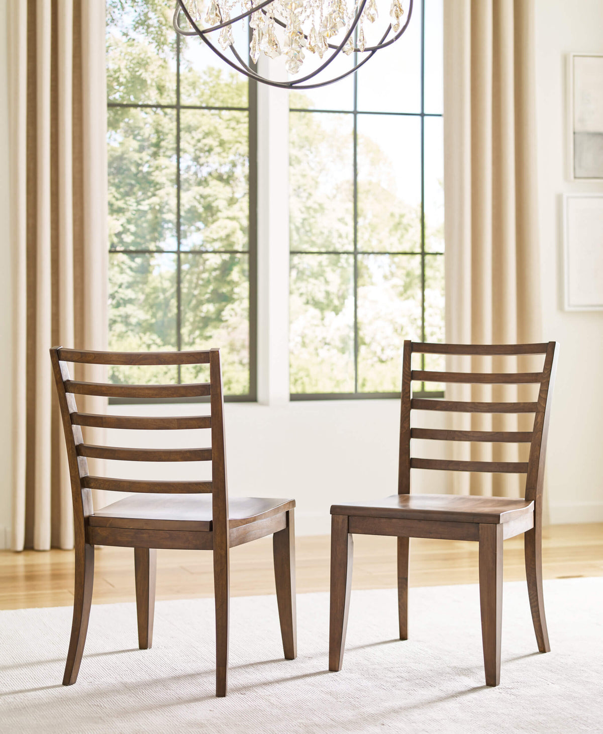 KINCAID ABODE FRISCO LADDERBACK SIDE CHAIR SET OF TWO 269-638