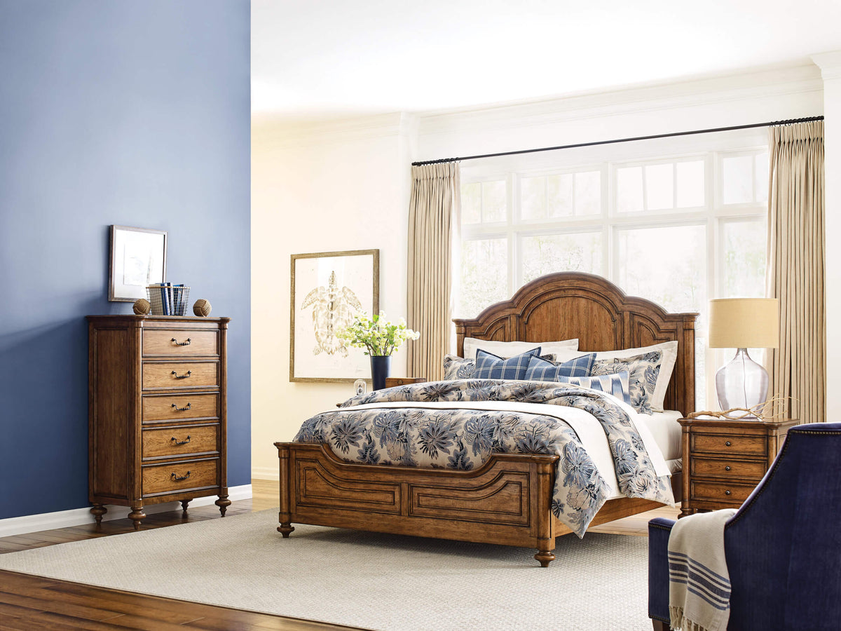 AMERICAN DREW BERKSHIRE KING EASTBROOK PANEL BED 011-306R