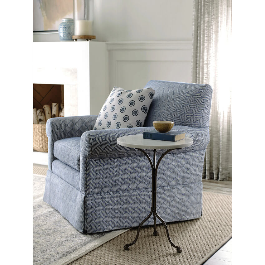 AMERICAN DREW GRAND BAY MARINERS METAL ACCENT TABLE  016-920