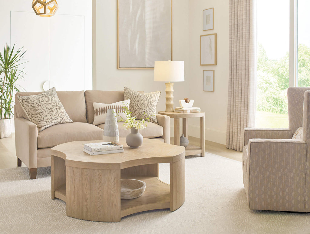 HAMMARY HIDDEN TREASURES PARTNER CONCAVE COFFEE TABLE 090-1194