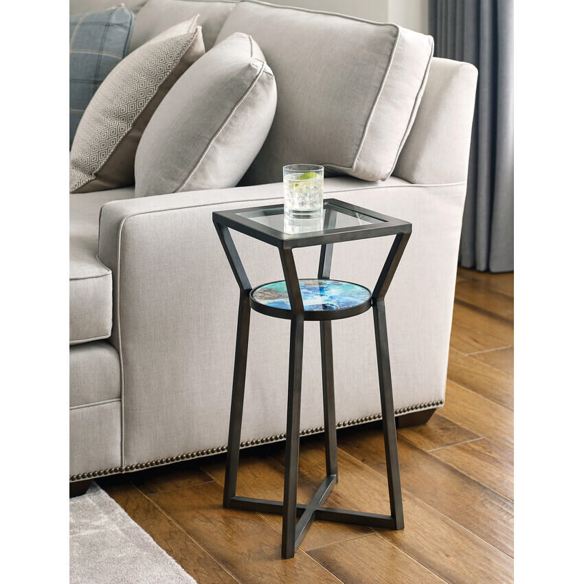 HAMMARY CARROLL SQUARE ACCENT TABLE 090-1083