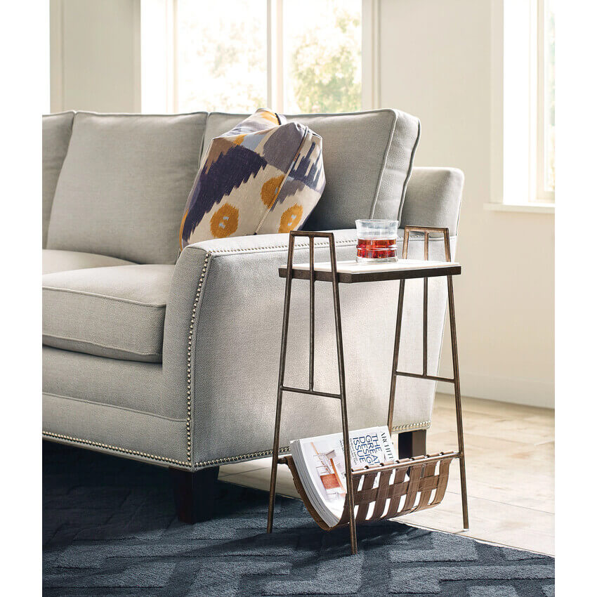 HAMMARY SAFFIANO MAGAZINE TABLE 090-1111