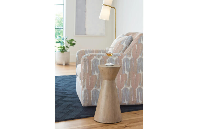 HAMMARY INDIYA ROUND ACCENT TABLE 376-919