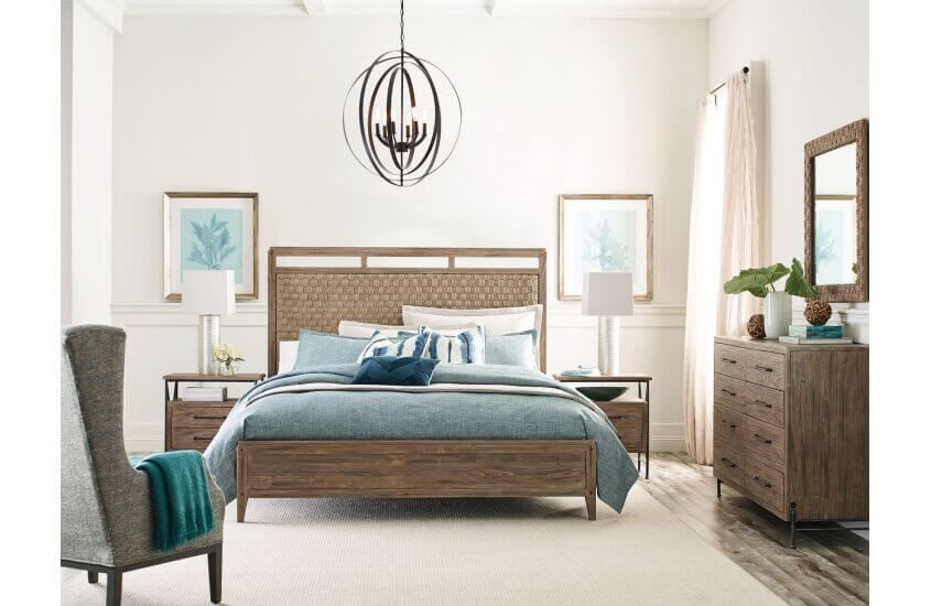 KINCAID MODERN FORGE LINDEN KING PANEL BED 944-326P