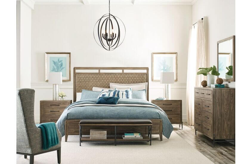 KINCAID MODERN FORGE LINDEN QUEEN PANEL BED 944-324P