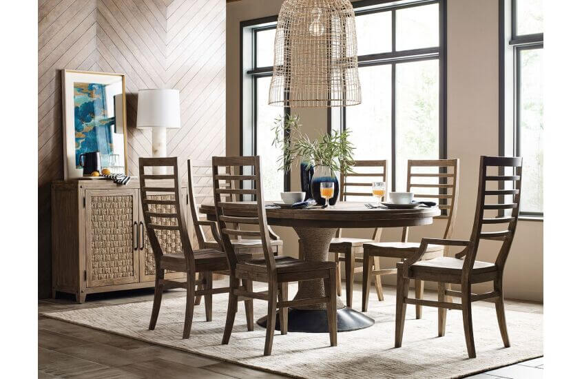 KINCAID MODERN FORGE LINDALE ROUND DINING TABLE 944-701P
