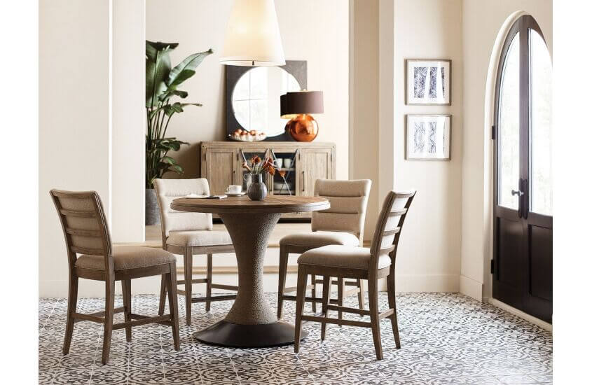 KINCAID MODERN FORGE LINDALE COUNTER HEIGHT DINING TABLE 944-706P