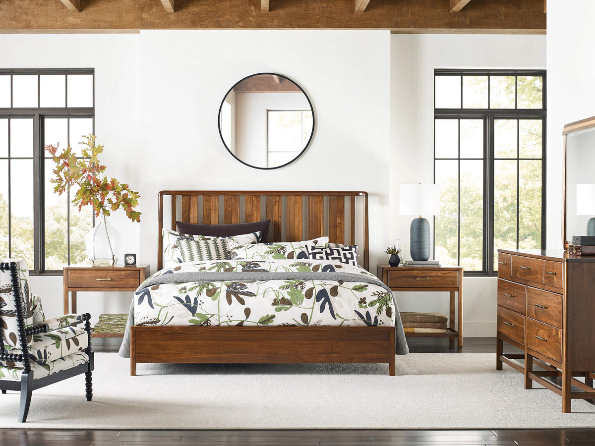 KINCAID MONOGRAM WALNUT WONDERLAND SEVEN DRAWER DRESSER 315-130
