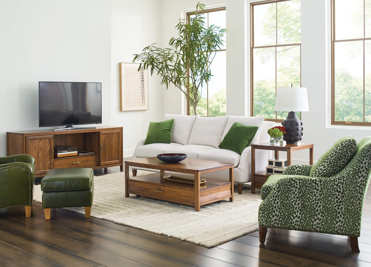 KINCAID MONOGRAM WALNUT PARKWAY COFFEE TABLE 315-910