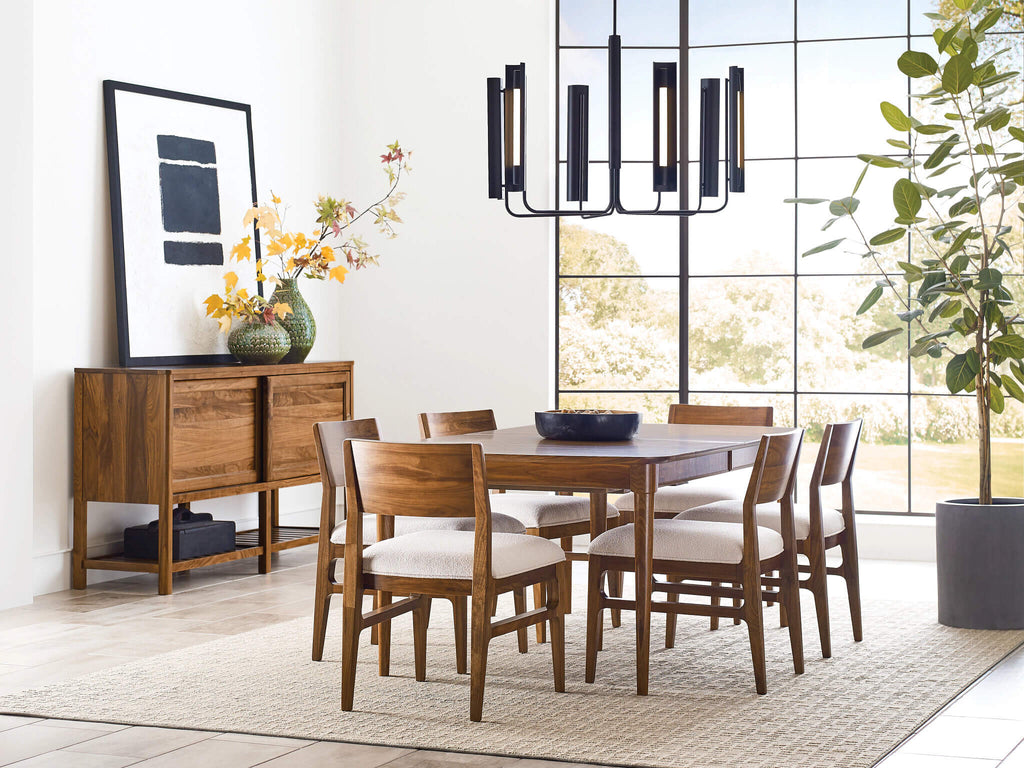 KINCAID MONOGRAM WALNUT HUDSON RECTANGULAR DINING TABLE 315-744