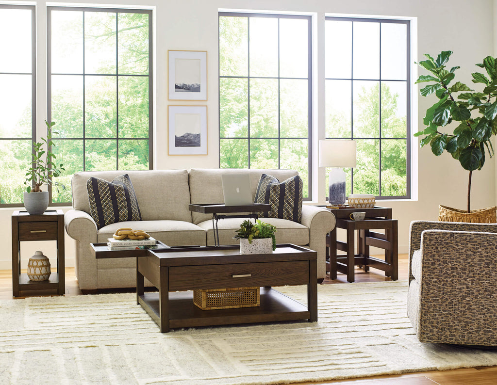 HAMMARY NYLES SQUARE LIFT TOP COFFEE TABLE 209-911
