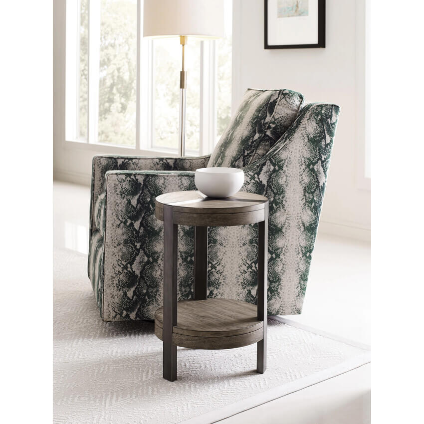 HAMMARY SANDLER ROUND ACCENT TABLE 180-918