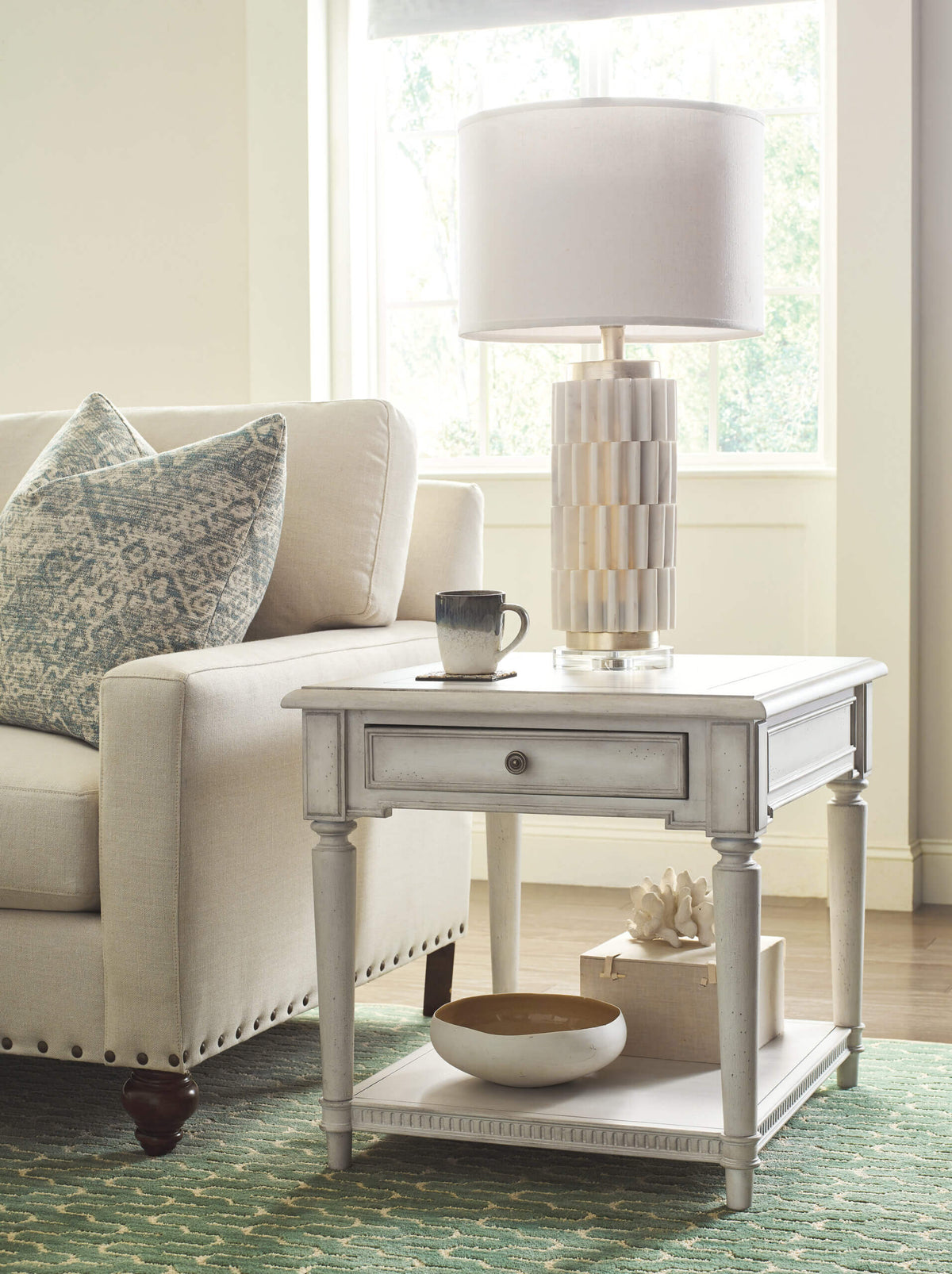 HAMMARY TERRACE DRAWER END TABLE 206-915