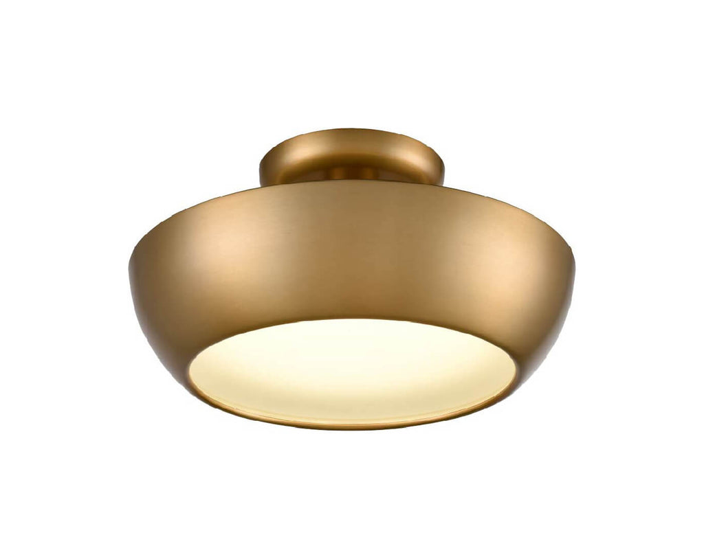 DVI LIGHTING ANTARES 12 " SEMI-FLUSH MOUNT BRASS DVP0611BR-VICE