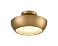 DVI LIGHTING ANTARES 16 " SEMI-FLUSH MOUNT BRASS DVP0612BR-VICE