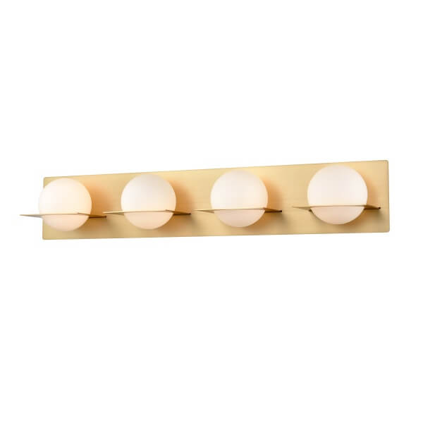 DVI LIGHTING IO 4 LIGHT VANITY VENETIAN BRASS DVP0944VBR-OP